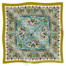 Top Quality But Cheap Paisley Design Muslim Silk Scarf